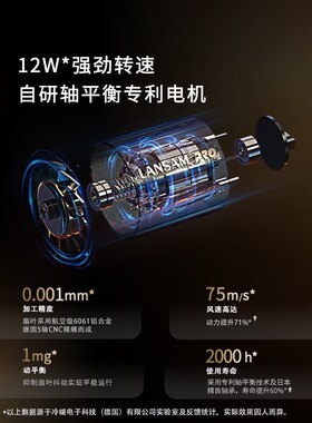 零速LANSAM涵道专利吹风机