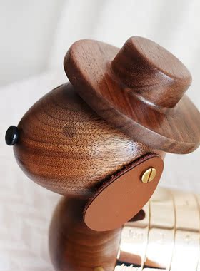 摆件创意礼物万年历木是实木大气