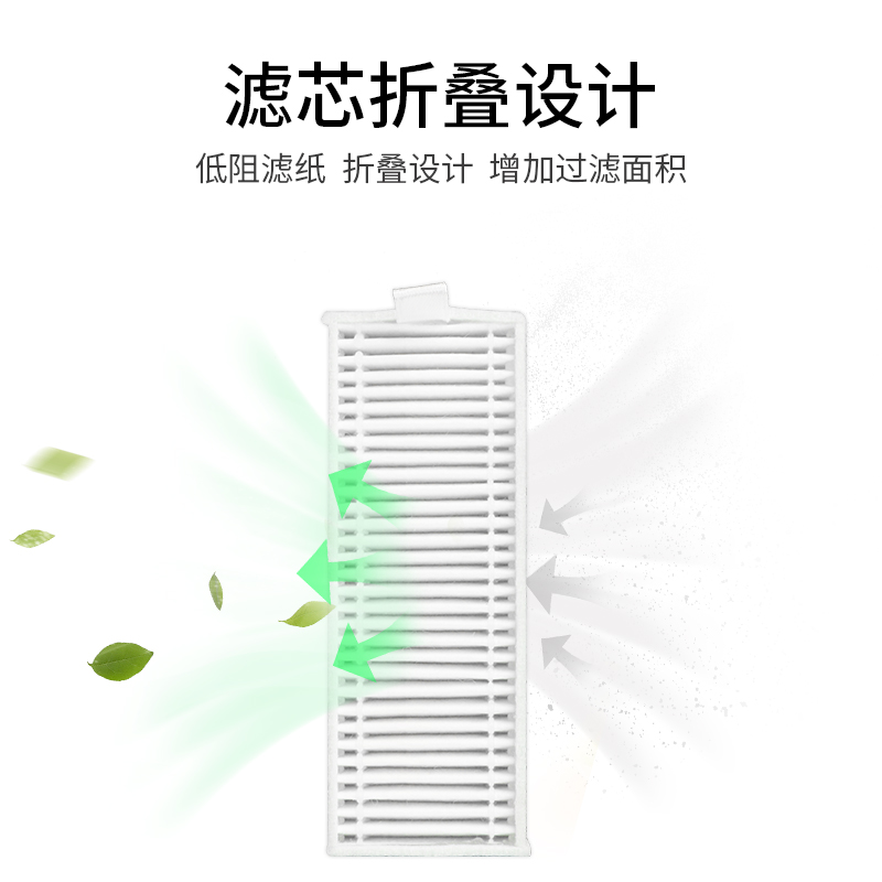 适配科沃斯扫地机器人DF45-MF配件DO37DS35抹布DL33max滚刷边刷 - 图2