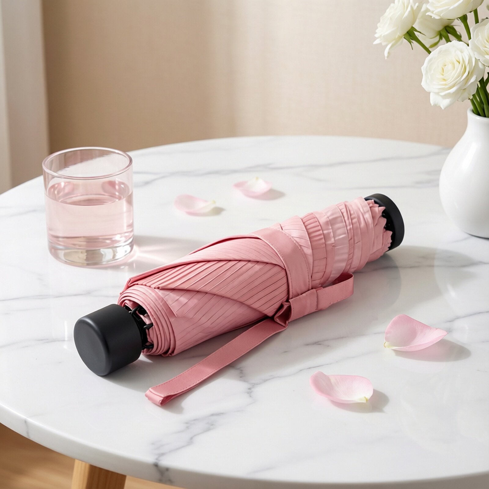 本来设计雨伞太阳伞防晒晴雨两用伞女生便捷小巧小清新高端礼品伞