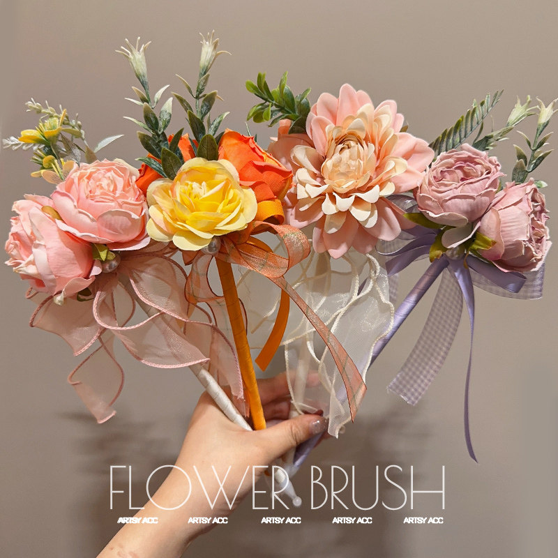 教师节礼物女老师高档2024新款网纱手工diy实用小众高级感花束笔