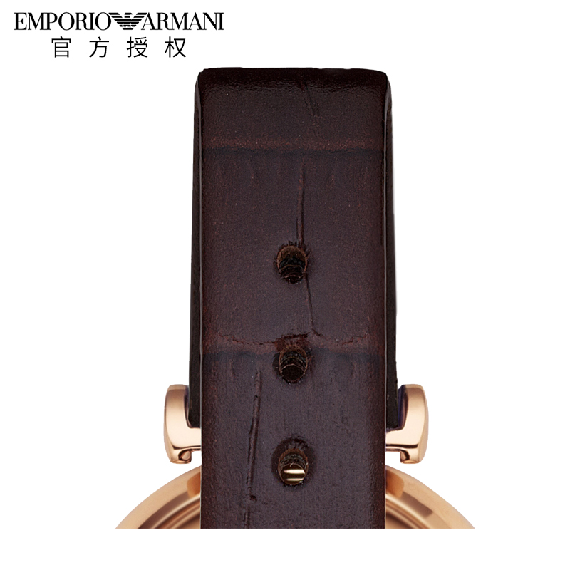Emporio Armani阿玛尼手表女休闲商务简约时尚皮带石英女表AR1911