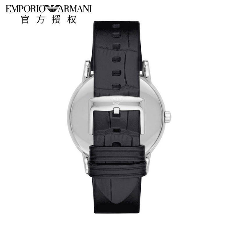 Emporio Armani阿玛尼手表男 休闲简约时尚皮带石英男表AR2500