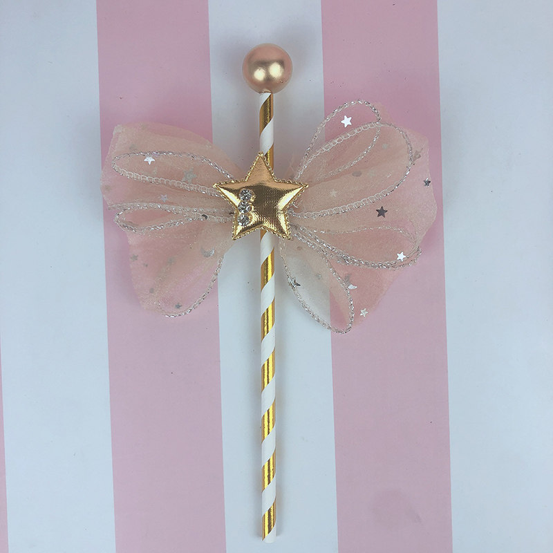 兔子天使许愿翅膀爱心背包小女孩生日蛋糕摆件女生梦幻烘焙装饰