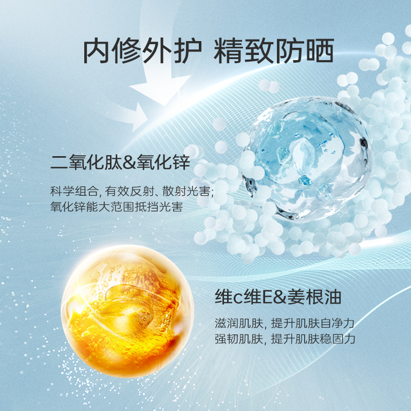 【官方正品】TiZO矿物防水防晒棒spf45防紫外线外出补妆 无色款