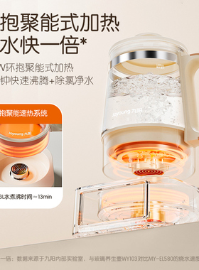 新款九阳全玻璃速热恒温调奶器