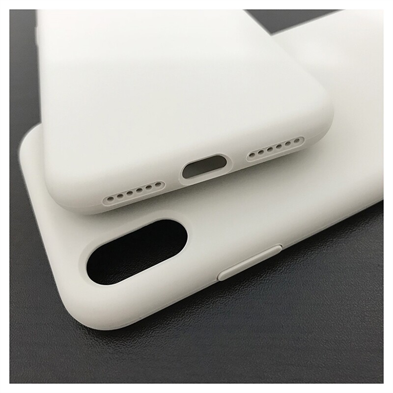 Ins冷淡风苹果xr手机壳液态硅胶iphone7全包软套6plus古董