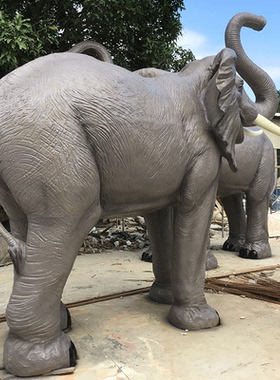 雕塑仿真游乐园商场美陈大象摆件