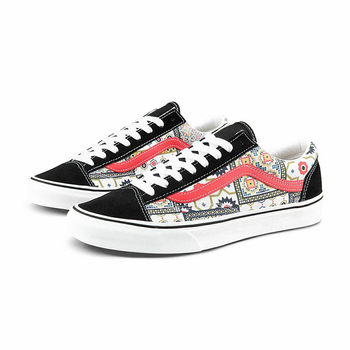 VANS Vans Moroccan ພິມເກີບ sneakers ຜູ້ຊາຍເກີບແມ່ຍິງ 2022 ລະດູຫນາວເກີບບາດເຈັບແລະ VN0A54F6687