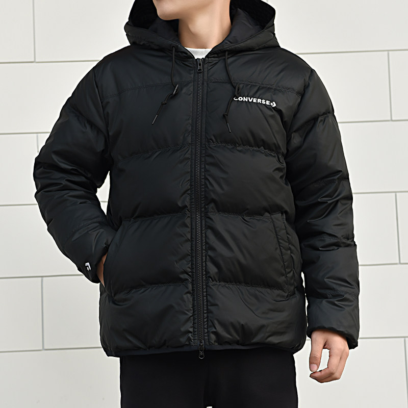 converse男装2021冬季新款羽绒服 银泰百货潮流鞋靴运动羽绒服