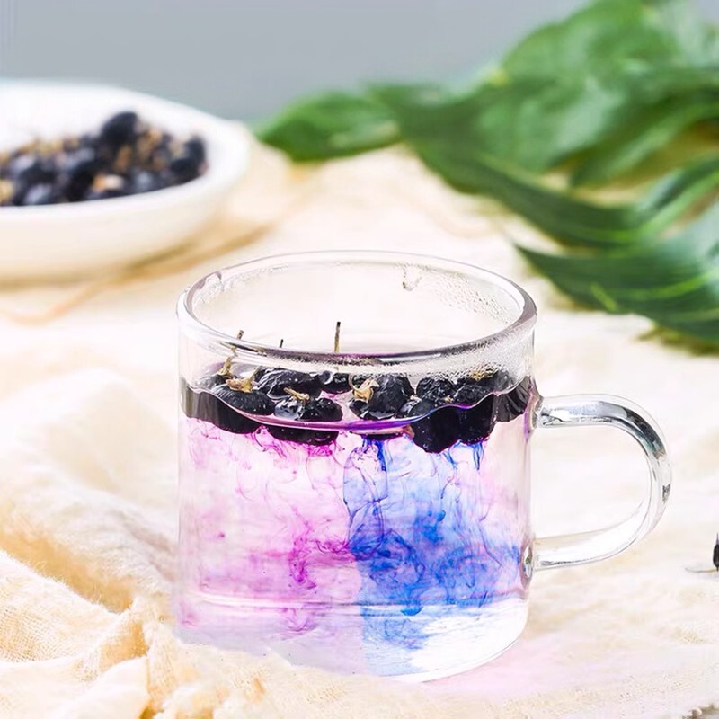黑枸杞正品宁夏桑葚干玫瑰花茶组合特优级头茬大粒枸杞泡水喝花茶