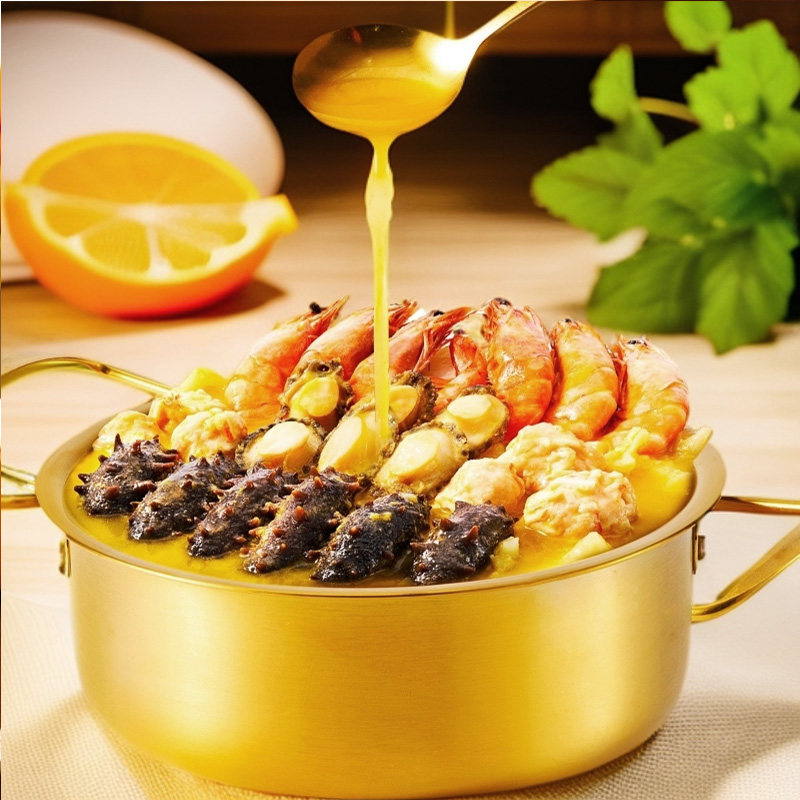 张奶奶海参红红火火6参6鲍海鲜大盆菜鲍鱼龙虾团圆菜春节年货礼盒