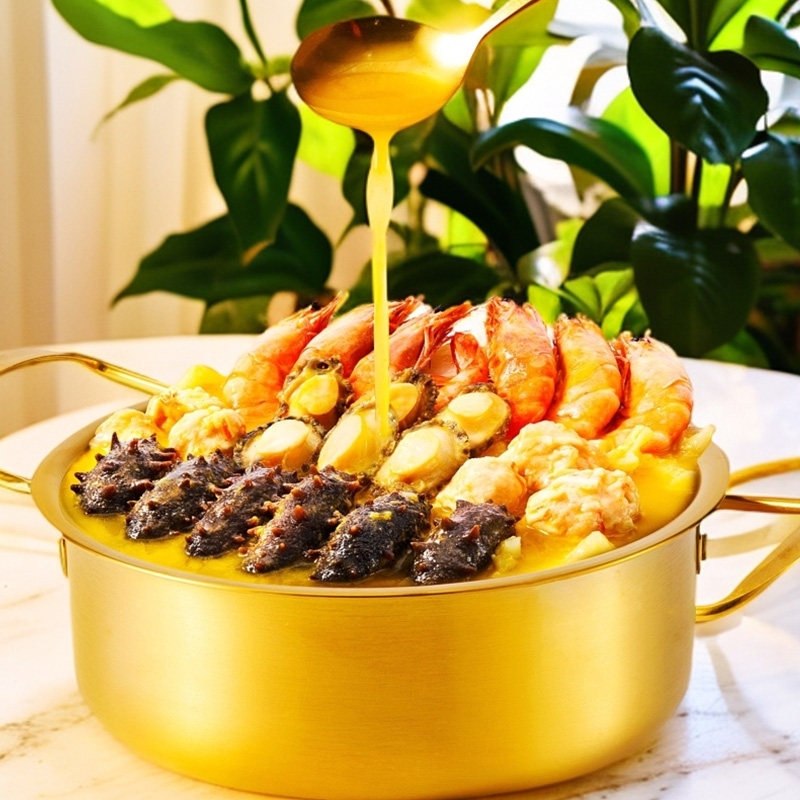 张奶奶海参红红火火6参6鲍海鲜大盆菜鲍鱼龙虾团圆菜春节年货礼盒