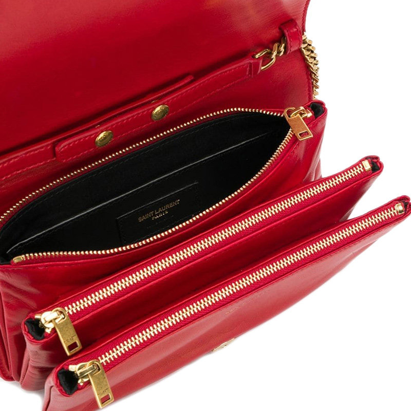 ysl /圣罗兰20春夏小羊皮经典风琴 联采海外女士包袋