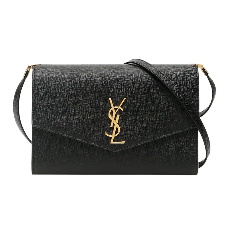 圣罗兰saint laurent黑色斜挎包 联采海外女士包袋