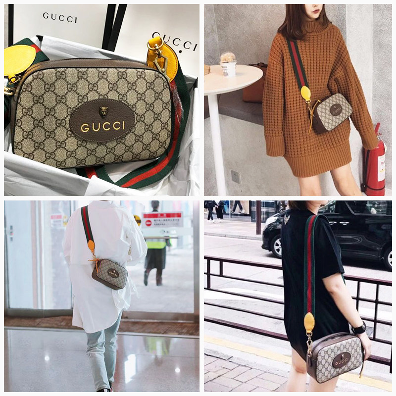 【肖战同款】gucci男女同款gg斜挎包 联采海外女士包袋