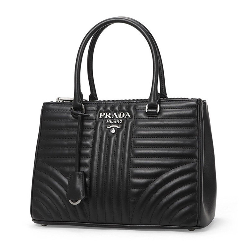 prada女士牛皮logo饰百搭斜跨包 联采海外女士包袋