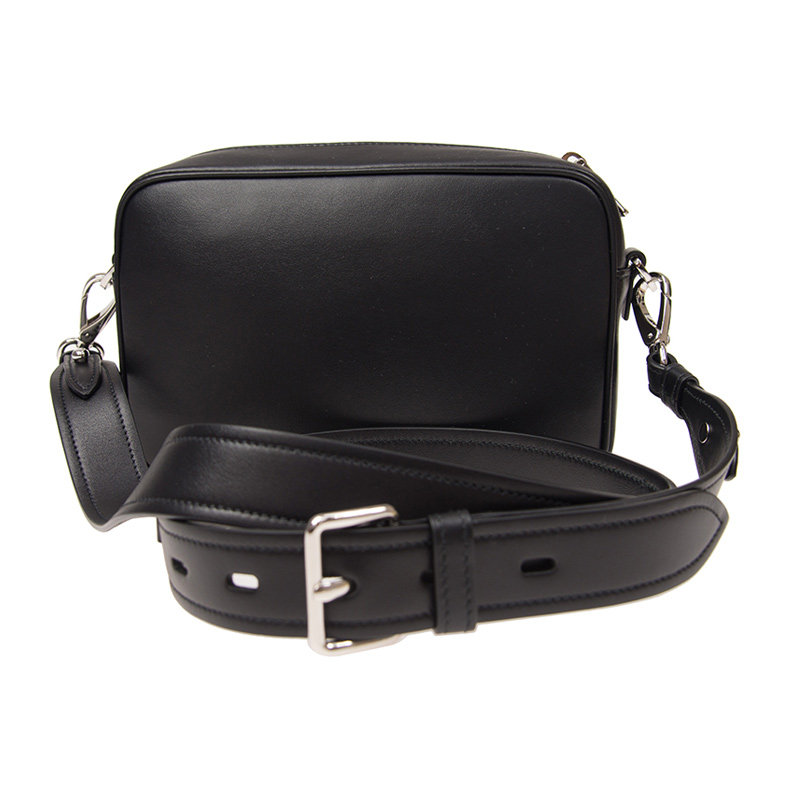 prada男士牛皮logo饰百搭休闲包 联采海外男士包袋