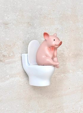 厕所搭子噗噗猪仿真摆件礼物解压