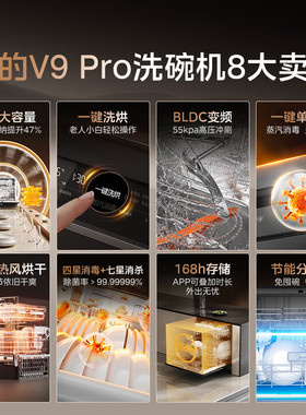 美的V9Pro15套嵌入式洗碗机