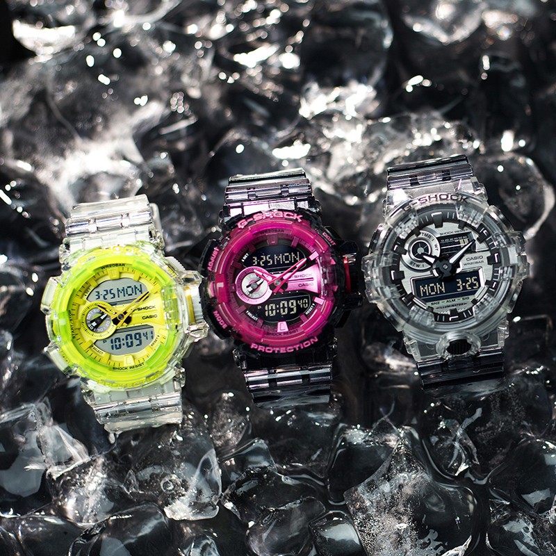 casio卡西欧手表男士gshock冰川运动款女学生电子石英GA-700SK-1A