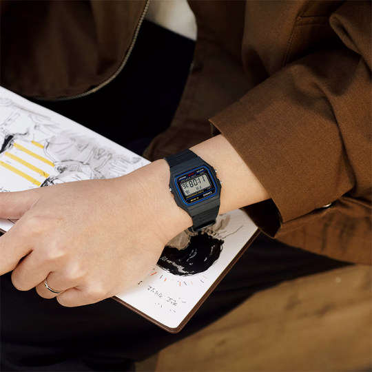 casio卡西欧手表男f91w小方块学生女初高中青少年儿童正品电子表