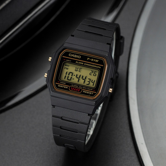 casio卡西欧手表男f91w小方块学生女初高中青少年儿童正品电子表