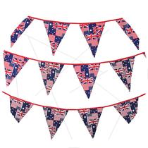 Source Large Size photographing Star-Spangled Banner Flag Canvas American Festive Decorations Hung Flags Triangle Banner Background