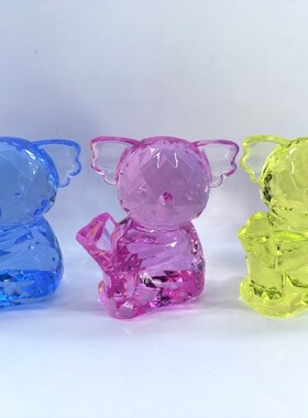元哆咪创意礼品考拉水晶石摆件适配甜蜜宝贝机台装饰