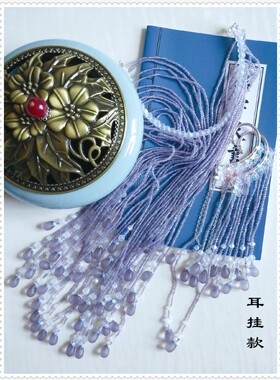 古风繁花流苏蒙面汉服配饰