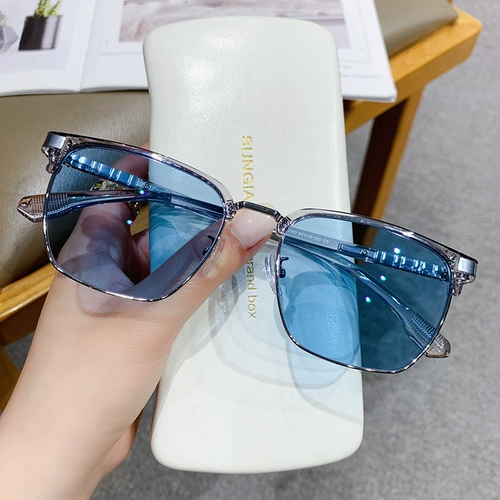 Японские большие цветовые очки с заменой лица. Мужская модель Myopia может быть использована для предотвращения коробок излучения синего света.