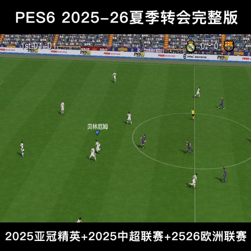 PES6实况足球10 2025-26赛季欧洲夏转中超亚冠精英完整高清中文版 - 图3