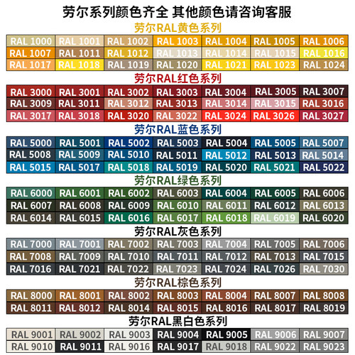 劳尔自喷漆淡蓝色RAL5012/5005/5010/5014/5015/5018/5021/5024 - 图0