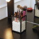 Internet celebrity dustproof transparent glass makeup brush storage bucket