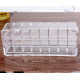Transparent deepened lipstick storage box glazed lipstick grid