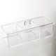 Transparent cotton swab box Bazhi badge millet storage box