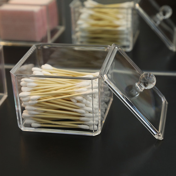 Transparent can be stacked to store small items
