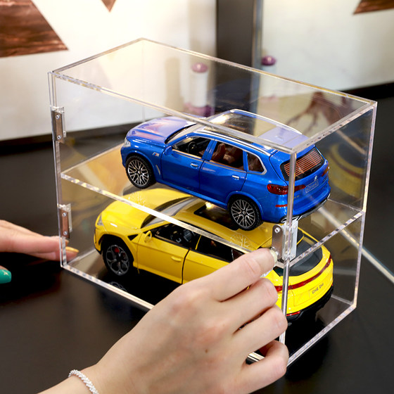 Acrylic alloy model car storage box 1 32 children's pocket car Hot Wheels Domeka display rack
