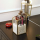 Internet celebrity dustproof transparent glass makeup brush storage bucket