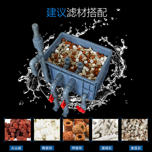 鱼缸乌龟沼泽过滤缸自制鱼池生态过滤系统整套周转箱过滤diy 循环 - 图1