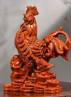 摆件雕刻十二生肖家居客厅工艺品