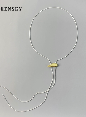 金属卡扣可抽拉卡扣项链轻奢高级