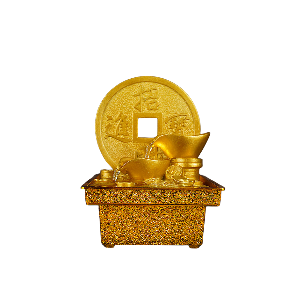 流水生财摆件聚宝盆招财喷泉发财树家庭流水聚财风水轮循环水小型,淘宝优惠券,粉丝福利购,淘宝优惠卷