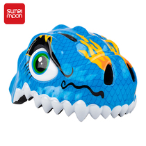 sunrimoon childrens helmet cartoon four-season wheels sliding balance car anti-fall safety helmet for men and women riding safety helmet