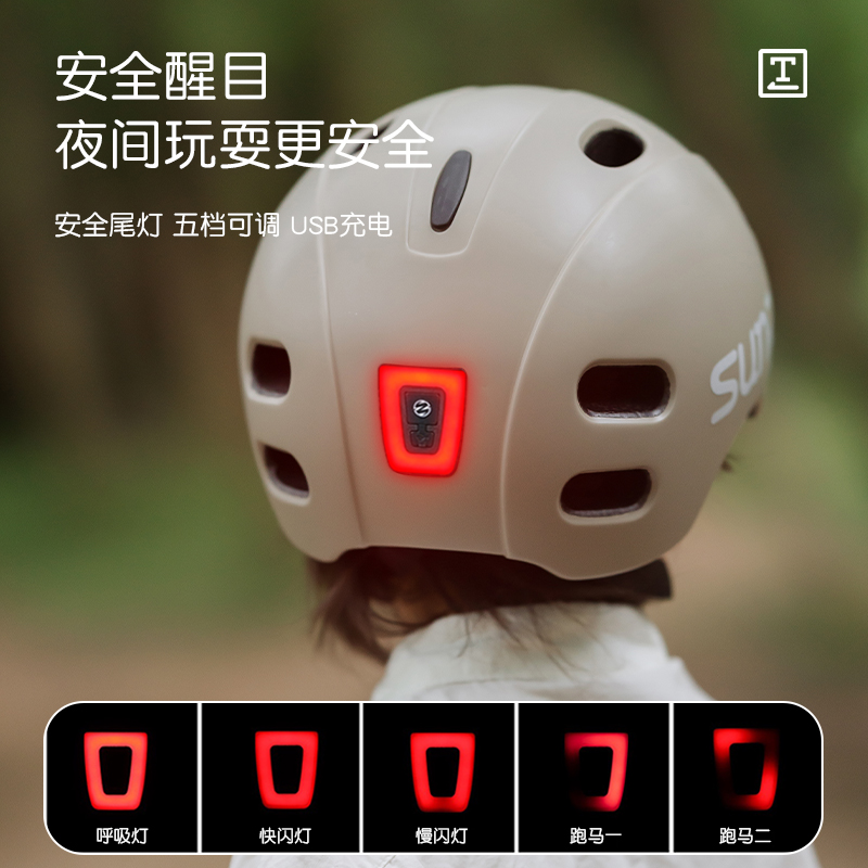 Sunrimoon children's helmet riding safety protective gear