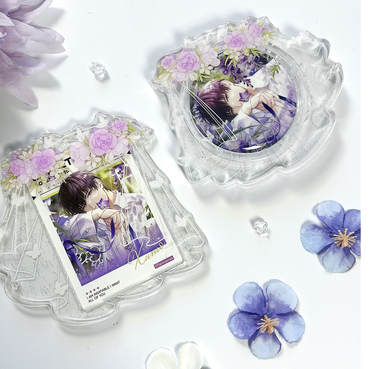 倩子酱Goods花环头纱谷美杯垫卡框亚克力展示框3.5寸拍立得收纳,淘宝优惠券,粉丝福利购,淘宝优惠卷