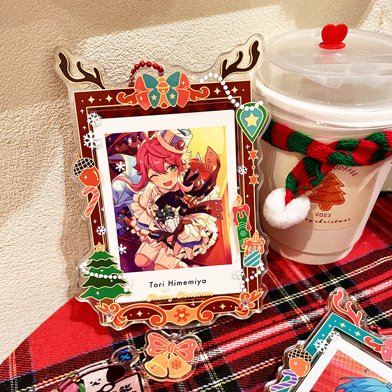 倩子酱Goods圣诞麋鹿3寸小卡拍立得相框谷美亚克力收纳套动漫礼物,淘宝优惠券,粉丝福利购,淘宝优惠卷