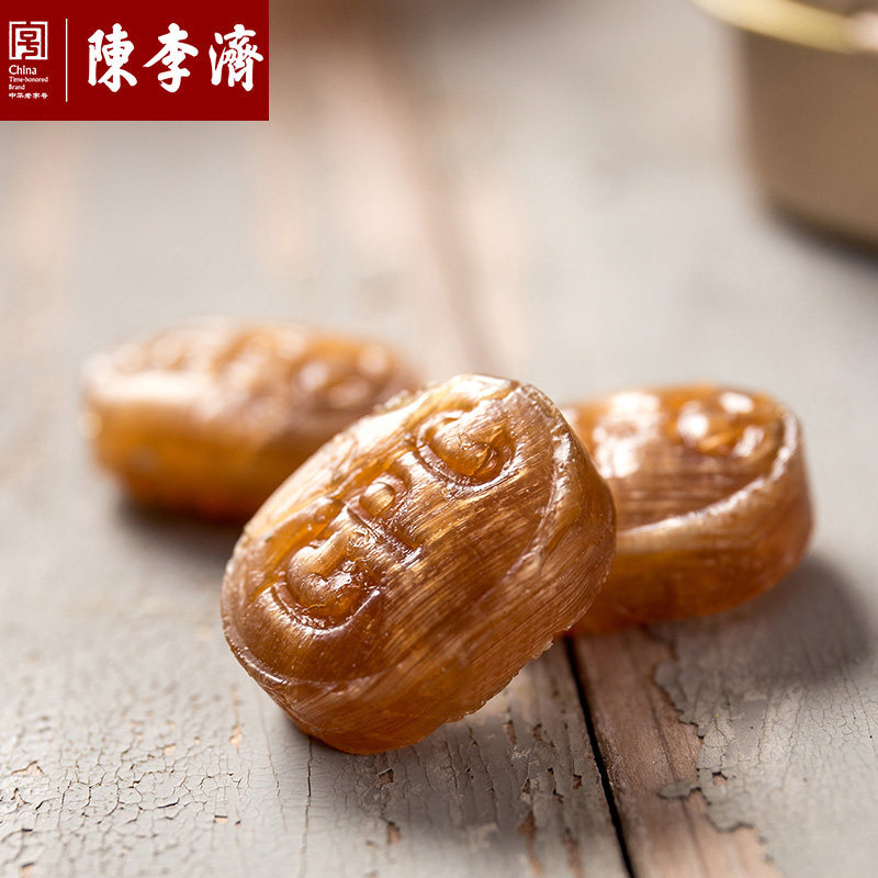 陈李济老字号无糖罗汉果喉片清凉 陈李济食品罗汉果