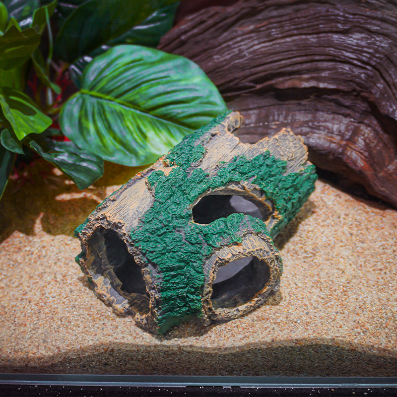 爬宠躲避屋洞穴乌龟晒台蜥蜴蛇守宫用仿真树皮洞造景装饰摆件用品,淘宝优惠券,粉丝福利购,淘宝优惠卷