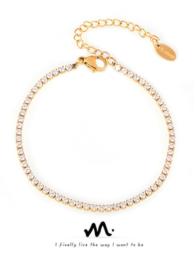 Light luxury style jewelry inlaid with zircon bracelet手链